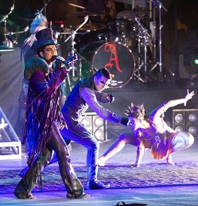 Adam Lambert and dancers Photo